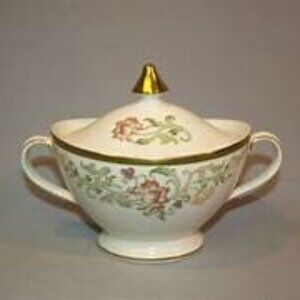 Vintage RARE - Fine Bone China Sugar Bowl & Lid "Lichfield" by Royal Doulton NEW